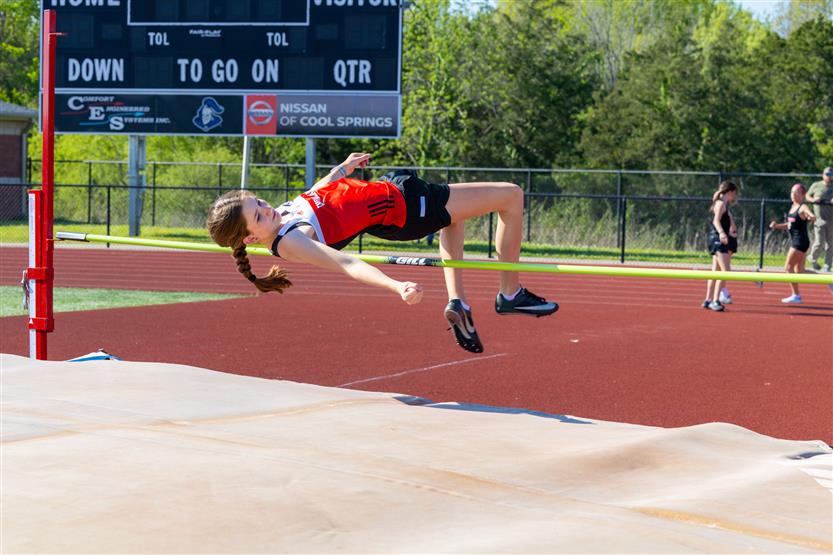 Students run track